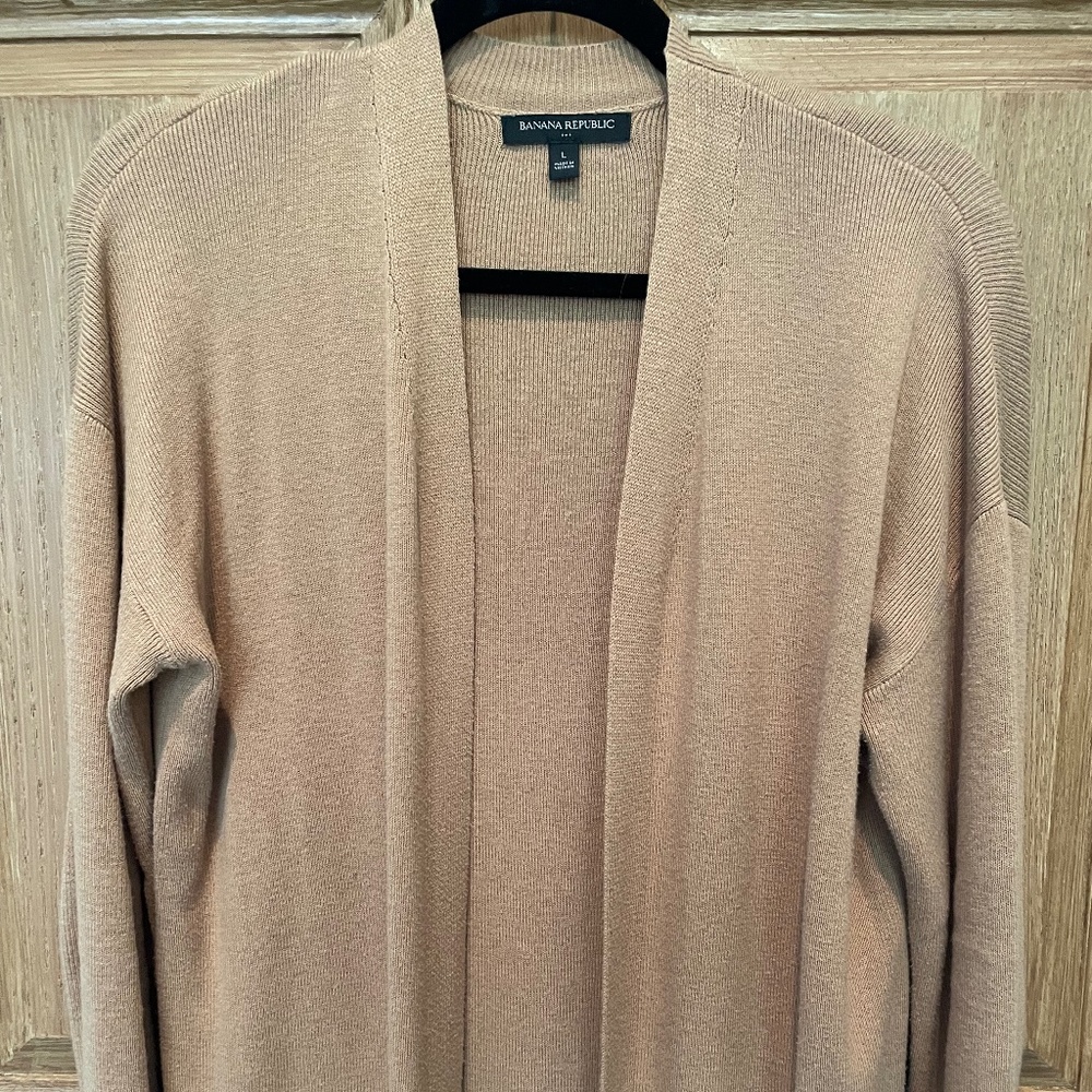 Long Banana Republic Cardigan size L